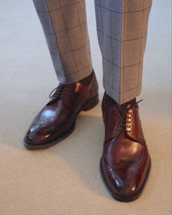 Wingtip Cognac Antique